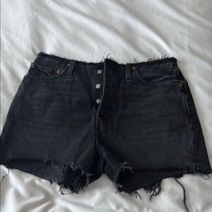 Re/Done ‘Raw Waist Cut Off Conversion Shorts’. NWOT